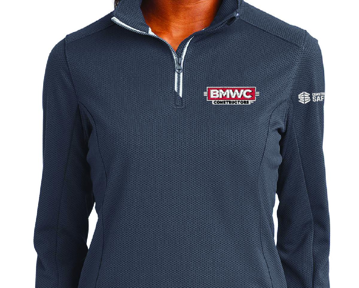 Sport-Tek Ladies Sport-Wick Textured 1/4-Zip Pullover. LST860