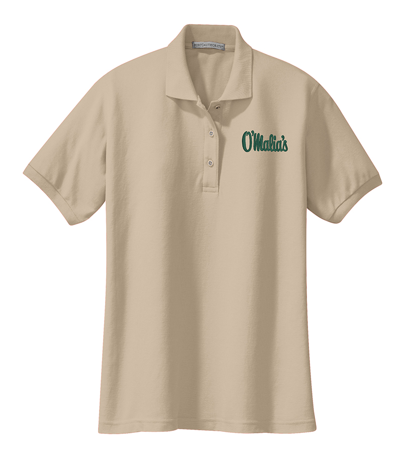 Port Authority &#174;  Ladies Silk Touch&#153; Polo.  L500 (O'MALIAS - left chest)