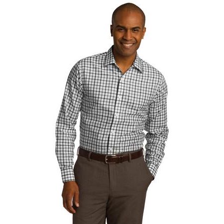 Red House &#174;  Tricolor Check Slim Fit Non-Iron Shirt. RH74