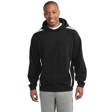Sport-Tek ®  Sleeve Stripe Pullover Hooded Sweatshirt. ST265