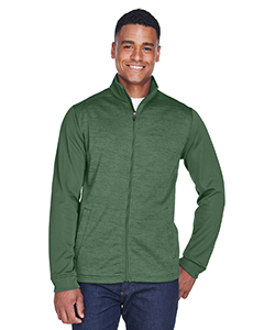 DG796 - Men's Newbury Colorblock MÃ©lange Fleece Full-Zip