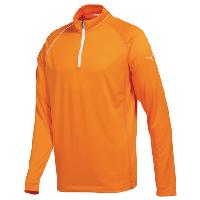 PUMA GOLF 1/4 ZIP LS POLO CRESTING 