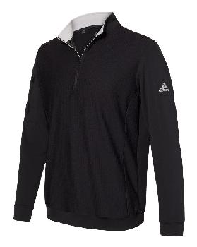 Adidas - Performance Texture Quarter-Zip Pullover - A295