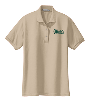 Port Authority &#174;  Ladies Silk Touch&#153; Polo.  L500 (O'MALIAS - left chest)