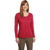Port Authority &#174;  Ladies Silk Touch&#153; Interlock Cardigan. L530