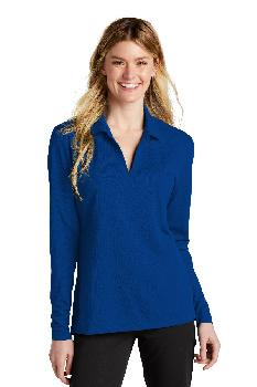 Nike Ladies Dri-FIT Micro Pique 2.0 Long Sleeve Polo. NKDC2105