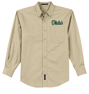 Port Authority &#174;  Long Sleeve Easy Care Shirt.  S608 (O'MALIAS - left chest)