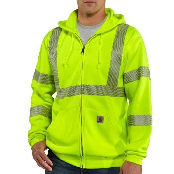 Carhartt 100503 - Class 3 High-Visibility Zip-Front Sweatshirt